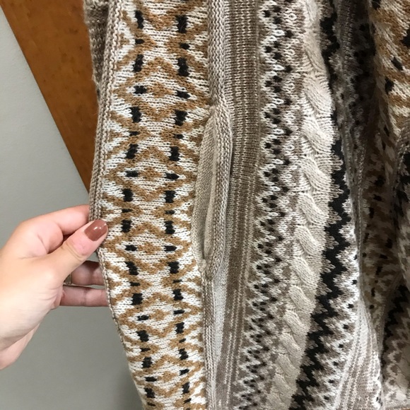 J. Jill Nordic Knit Open Front Draped Cardigan - Picture 7 of 10